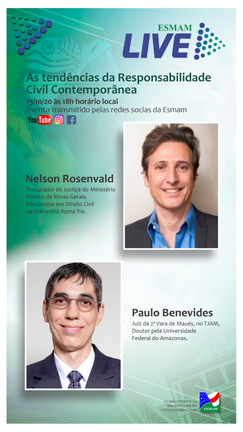 LIVE ESMAM: "As tendências da Responsabilidade Civil Contemporânea"