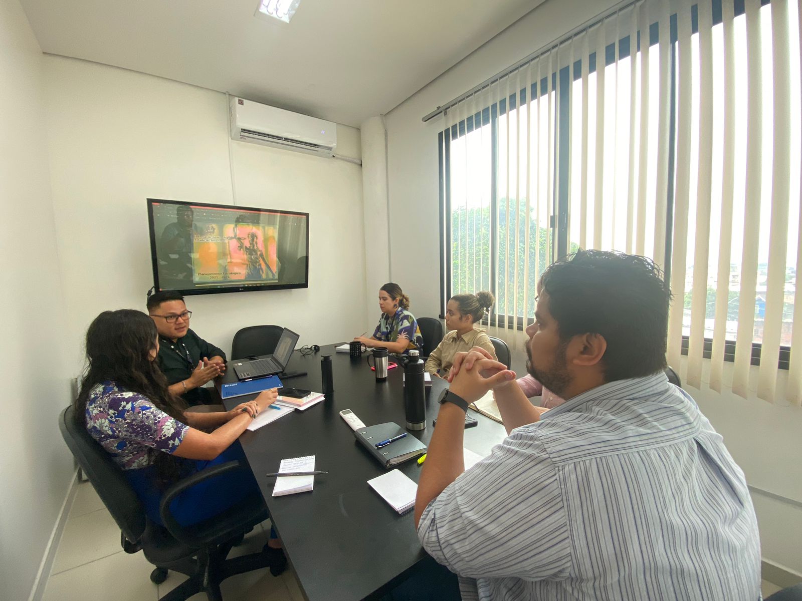 reuniao EJUD e Divisão de Gestão e Projetos TJAM