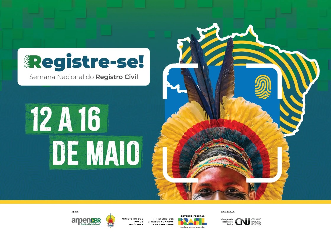 “Semana Nacional do Registro Civil – Registre-se!” contará com mutirão de expedição de documentos no Amazonas