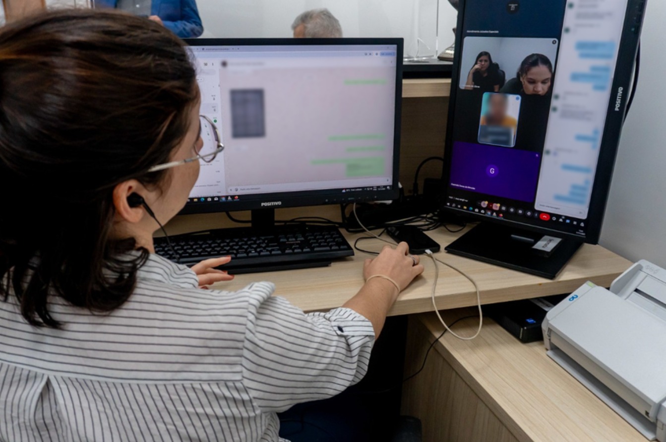 Atendimento na 1.ª UPJ/JEC