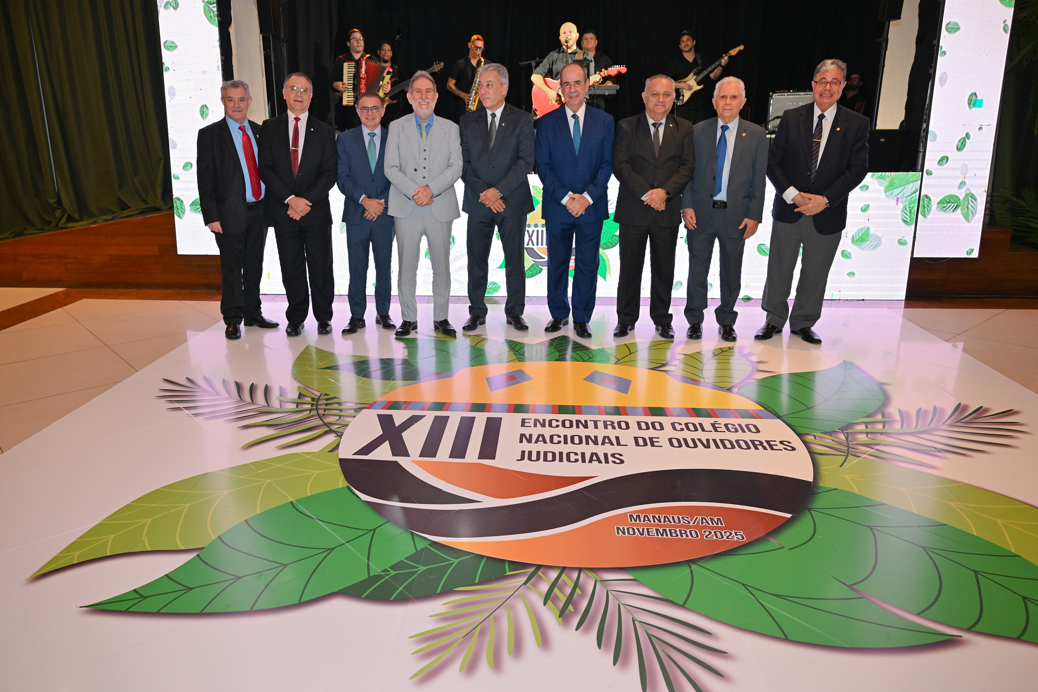 Momento da solenidade de abertura do 13.º Encontro Nacional do Colégio dos Ouvidores Judiciais, em Manaus