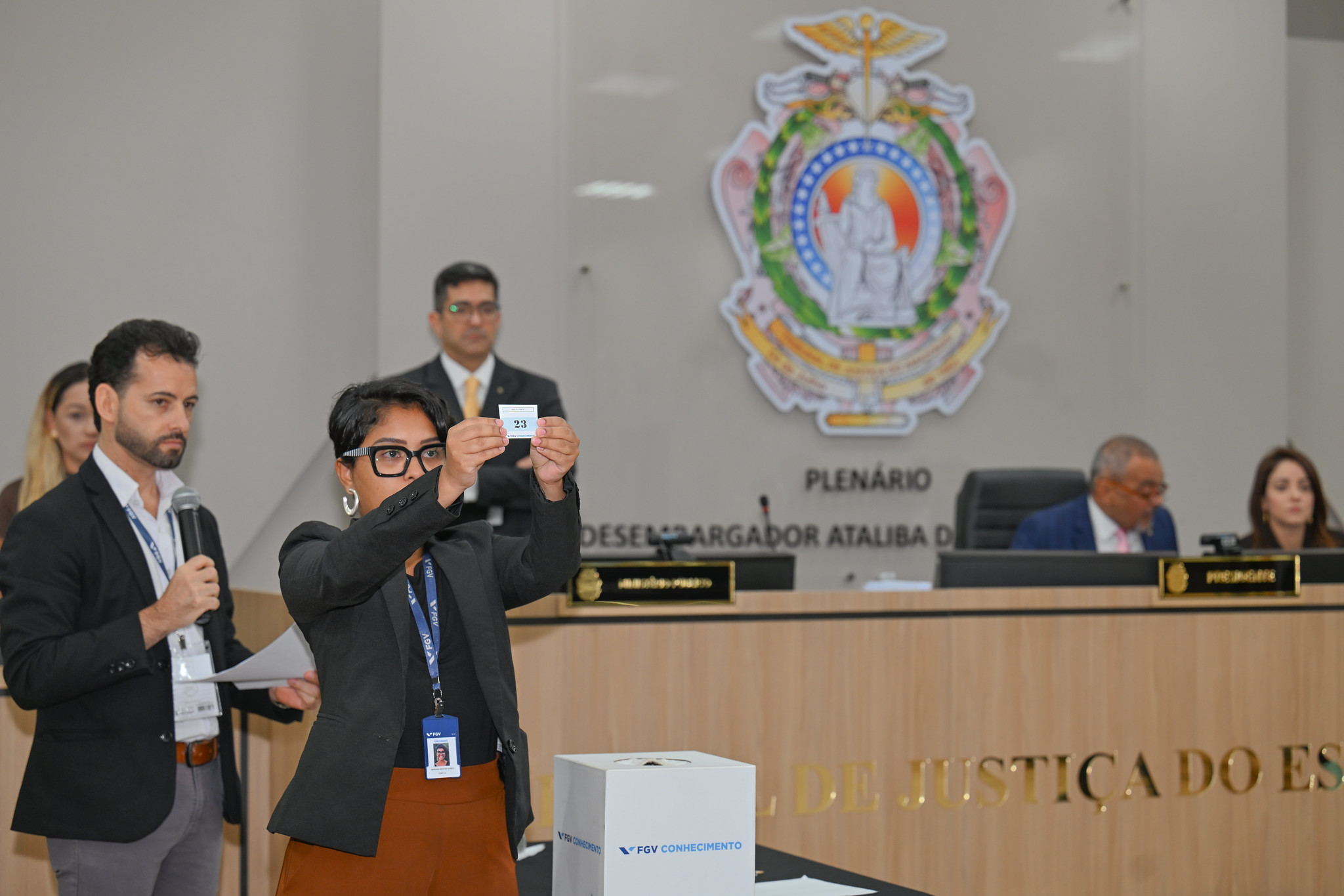 Sorteio da ordem de arguição dos candidatos na prova oral para juiz do TJAM