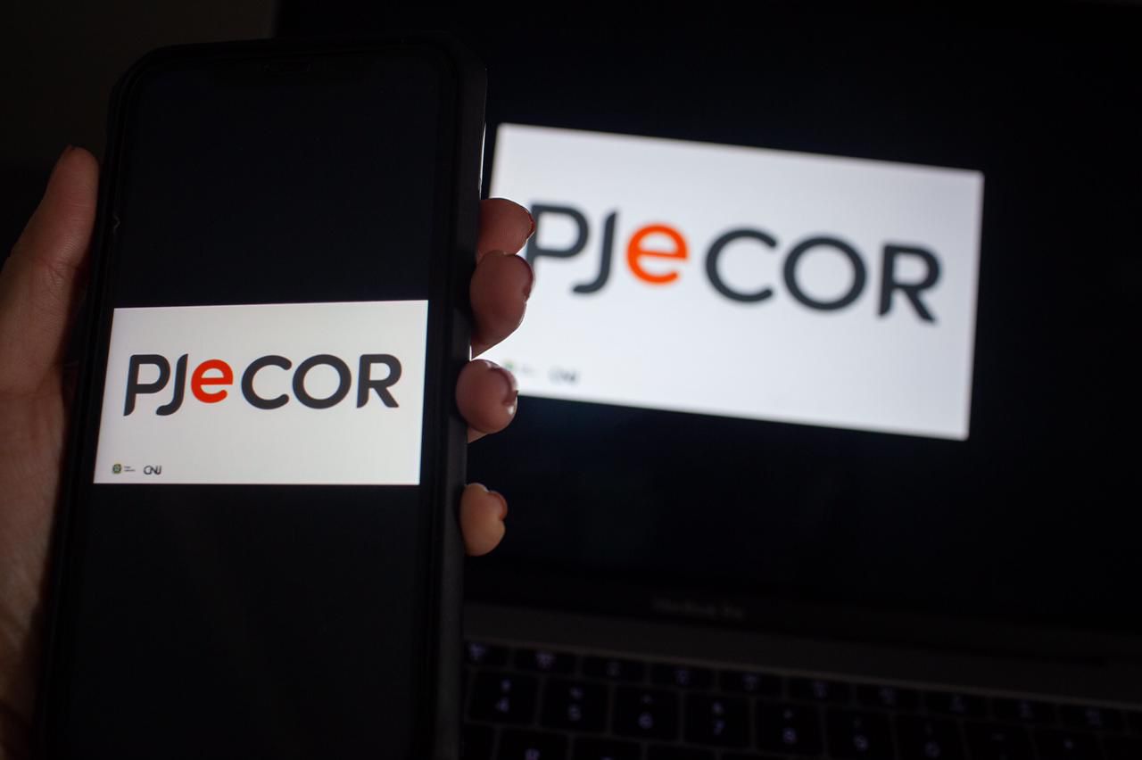 Imagem do sistema PJeCOR sistema utilizado pela Corregedoria de Justiça do Amazonas