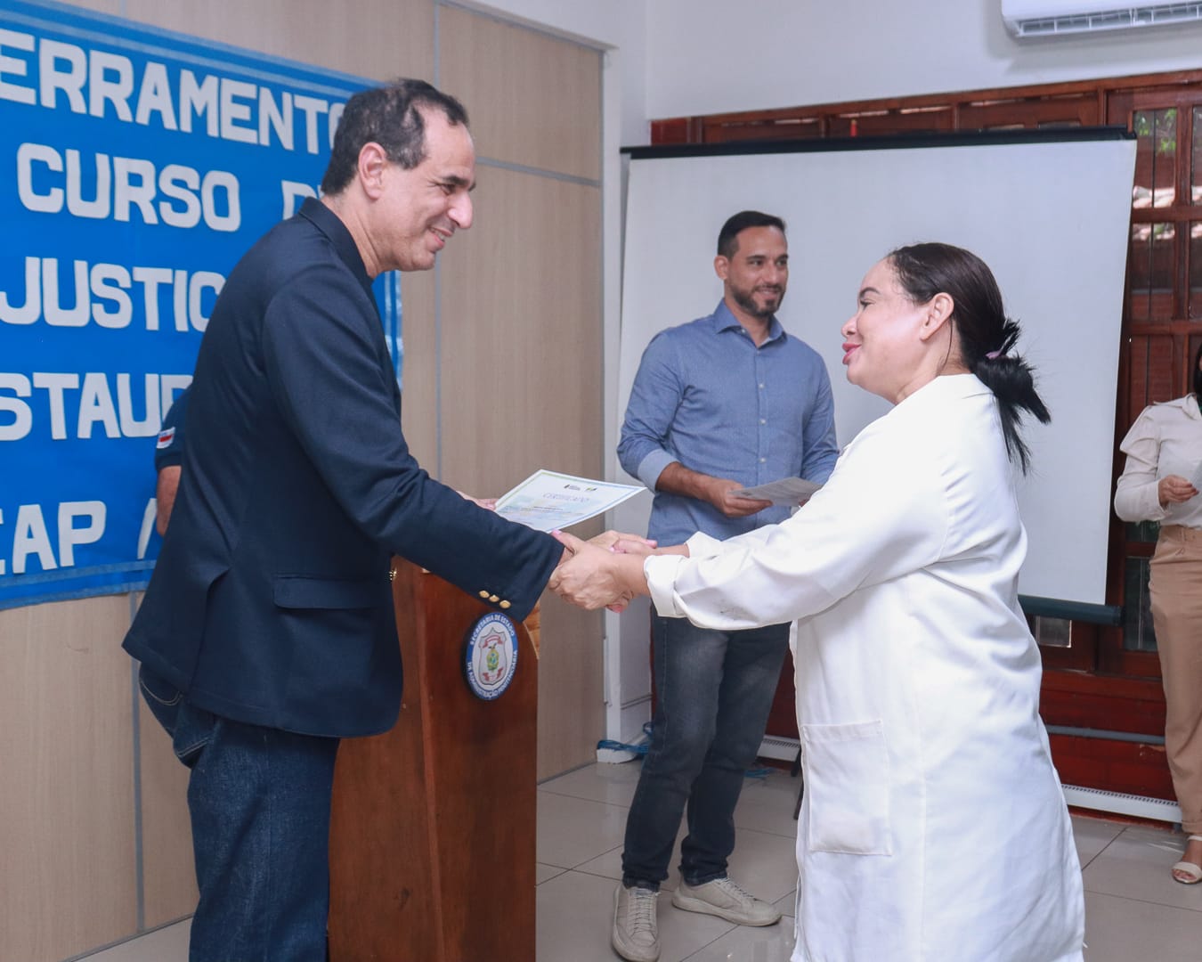 Formatura do 4.º Curso de Justiça Restaurativa na Seap