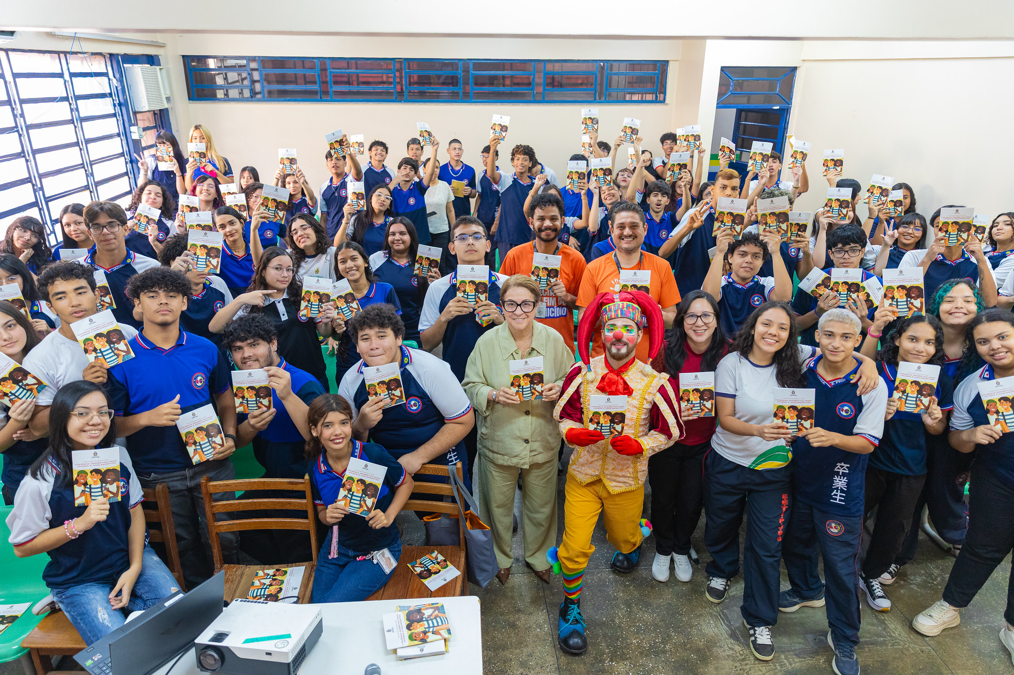 Cevid leva palestra a estudantes da Escola Estadual Jacimar Gama