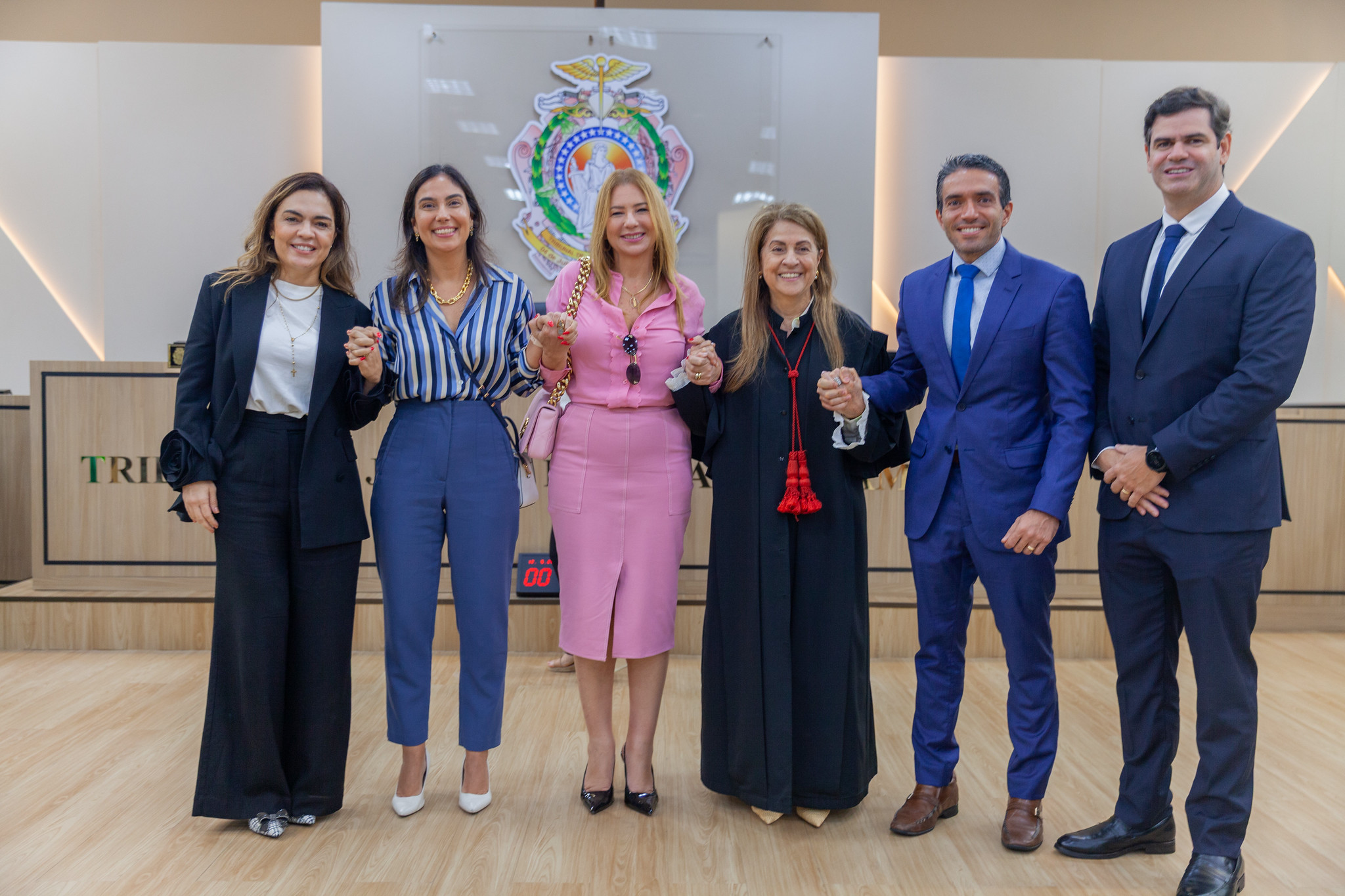 Desembargadora Graça e Juízes das Varas Maria da Penha
