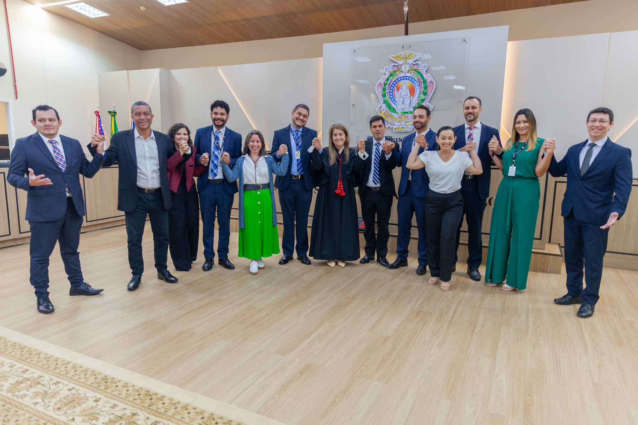 Desembargadora Graça e equipe