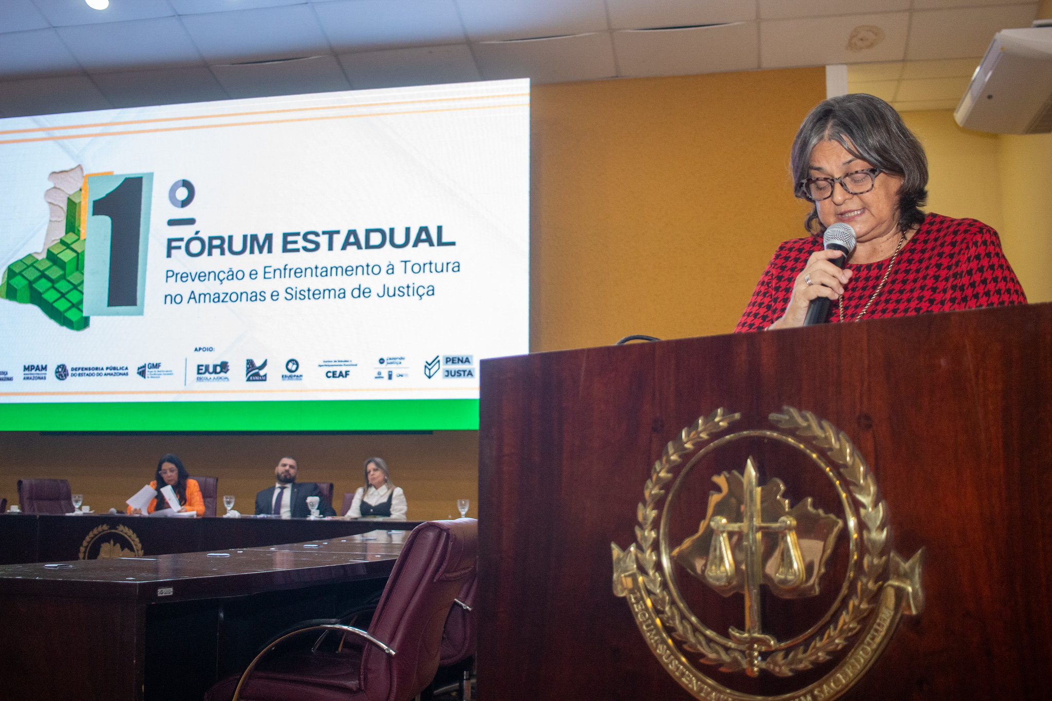 Des.ª Luiza Cristina - 1.º Fórum Estadual de Enfrentamento e Combate à Tortura