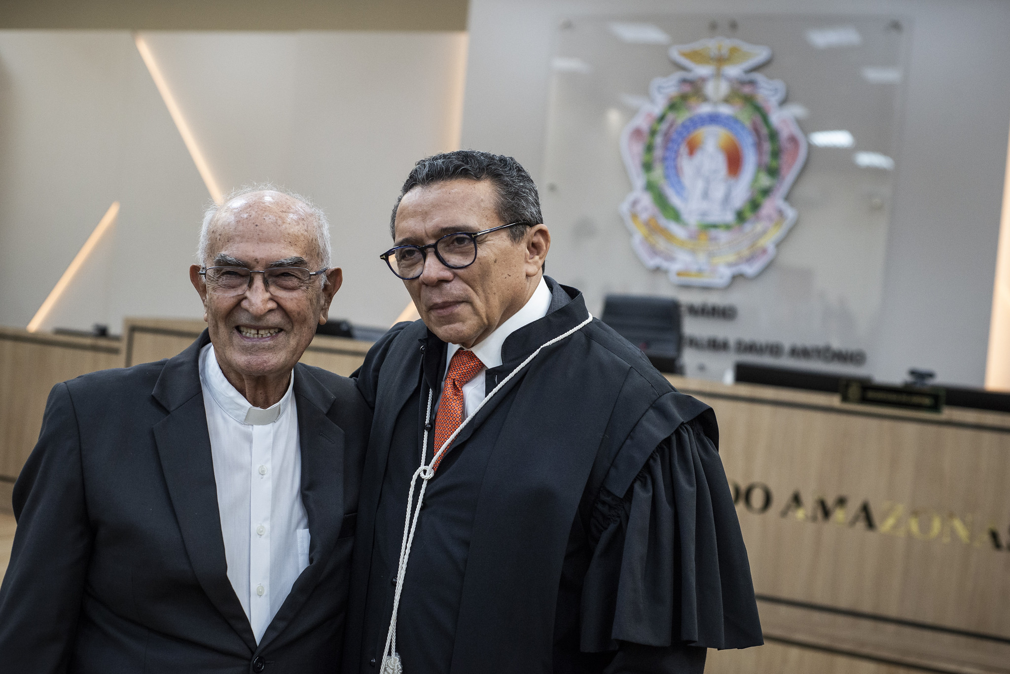 Ex-arcebispo de Manaus, dom Luiz prestigiou a posse de Paulo Feitoza