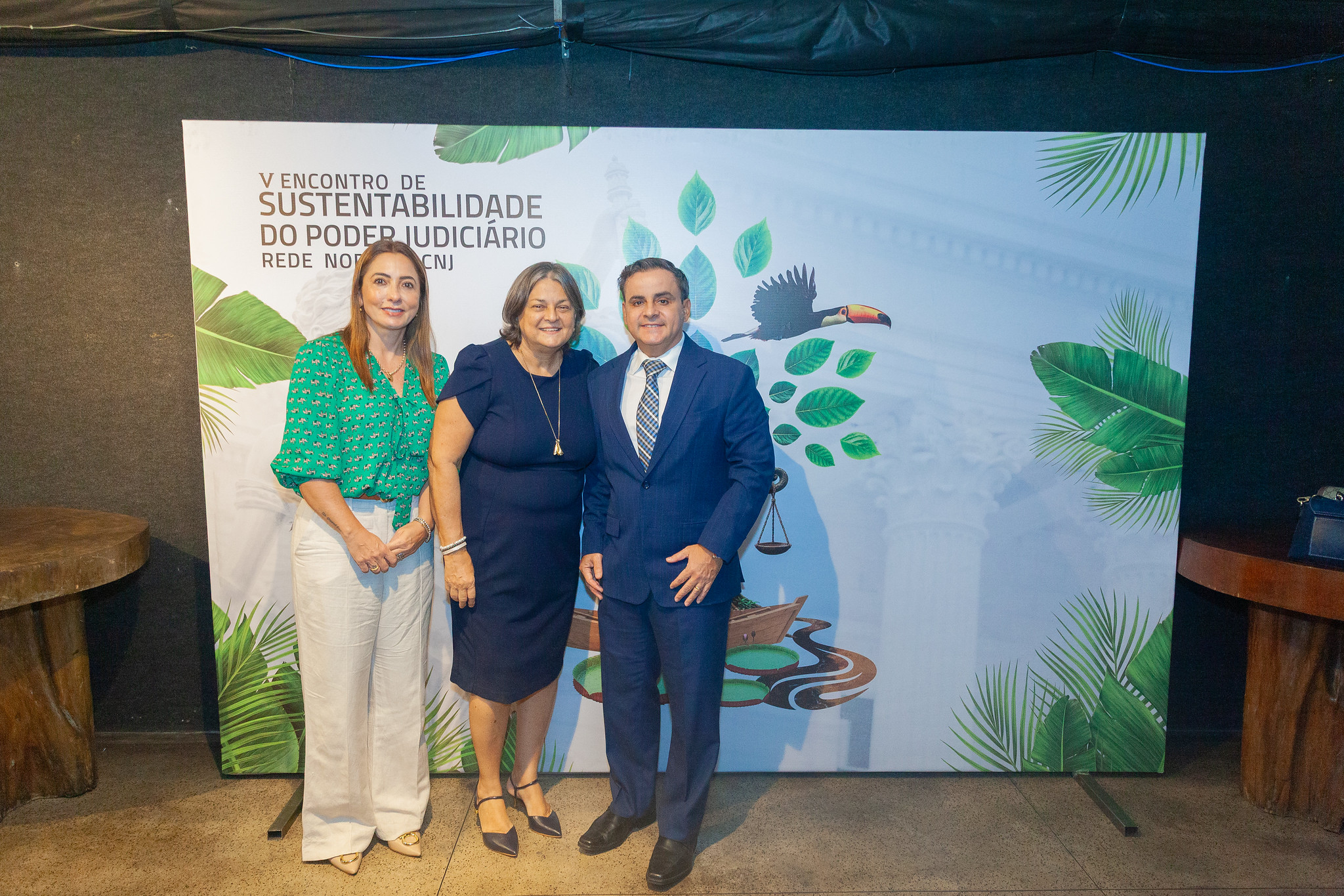 Monike, juiz Itamar e desª Luiza