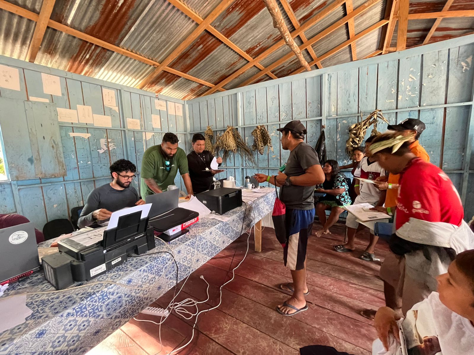 Ação do CNJ TJAM CGJ e órgãos parceiros no Vale do Javari neste mês de março com atendimento à população indígena local 2