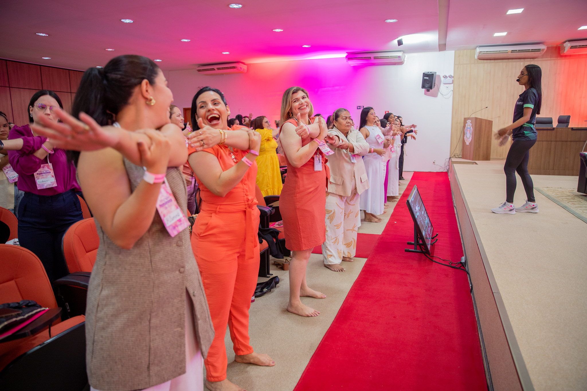 Momentos da programação de Imersão Feminina na abertura das atividades da Ejud 2026 3