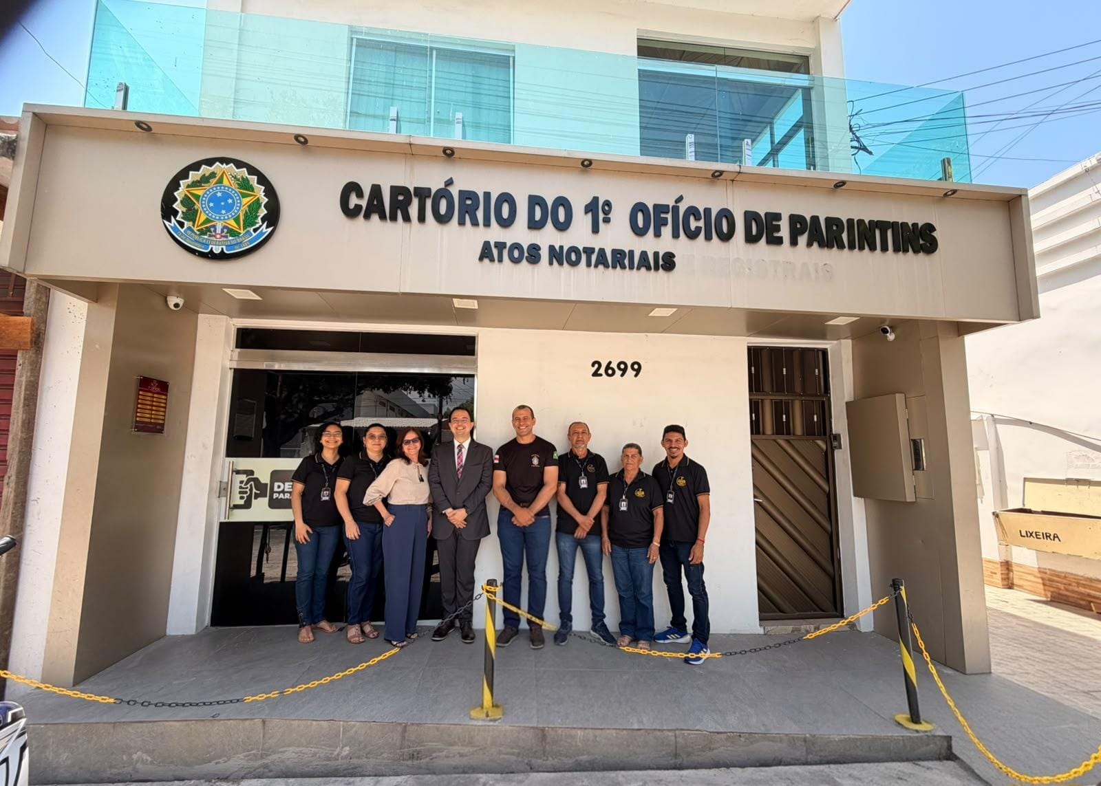 Parintins juiz Bernardo Silva de Seixas na inspeção no cartório extrajudicial