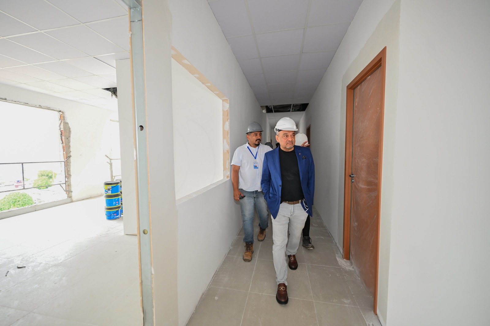 Presidente do TJAM realiza visita técnica às obras do novo prédio do Fórum Mário Verçosa em Aparecida 3