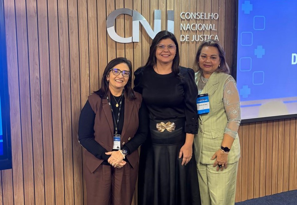 Juiza federal Jaiza Fraxe, conselheira do CNJ Daiane Lira e juíza Etelvina Braga