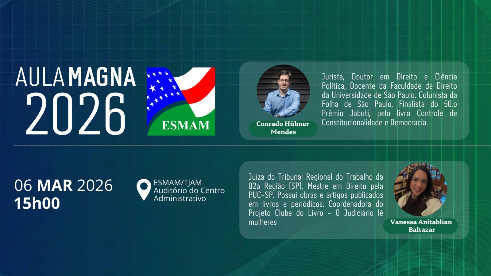 Card sobre a Abertura do Ano Letivo 2026 da Esmam