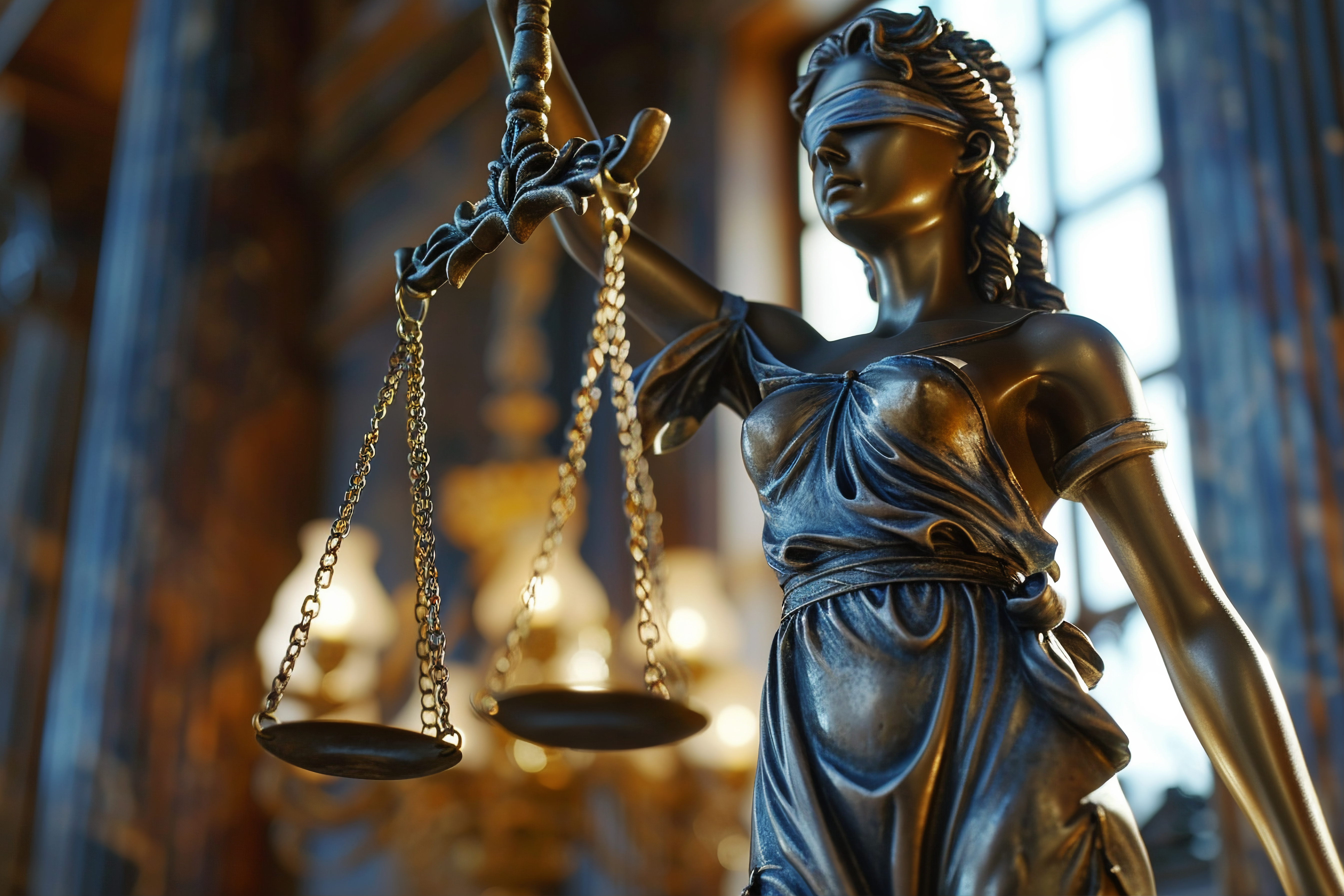 Deusa da Justiça - gerada por IA