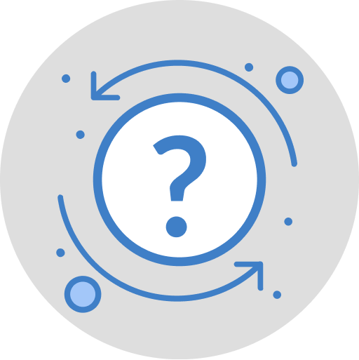 Ícone de perguntas frequentes (FAQ)