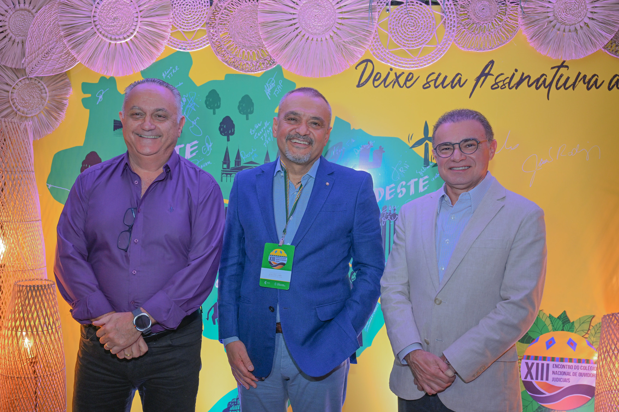 Desembargadores Altair Júnior, Jomar Fernandes e Abraham Peixoto