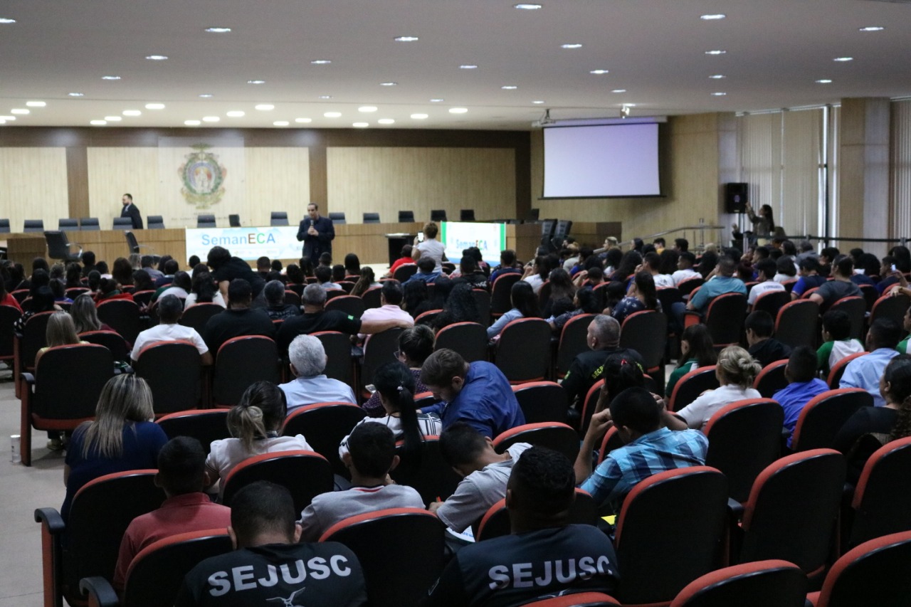 Adolescentes em cumprimento de medida socioeducativa participam no TJAM de evento em comemoração aos 29 anos do ECA 01