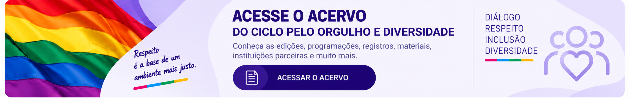 Acesse o Acervo Orgulho e Diversidade