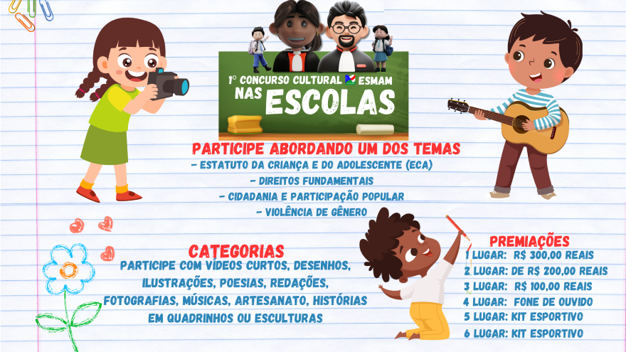 CONCURSO ESMAM NAS ESCOLAS