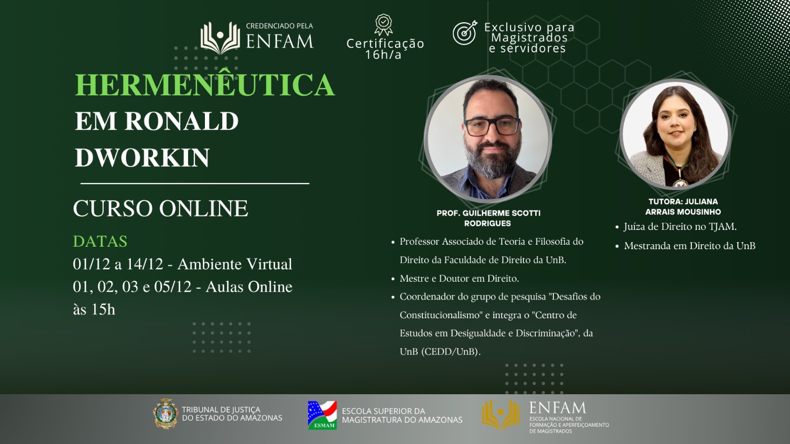 Esmam lança curso online “Hermenêutica em Ronald Dworkin“