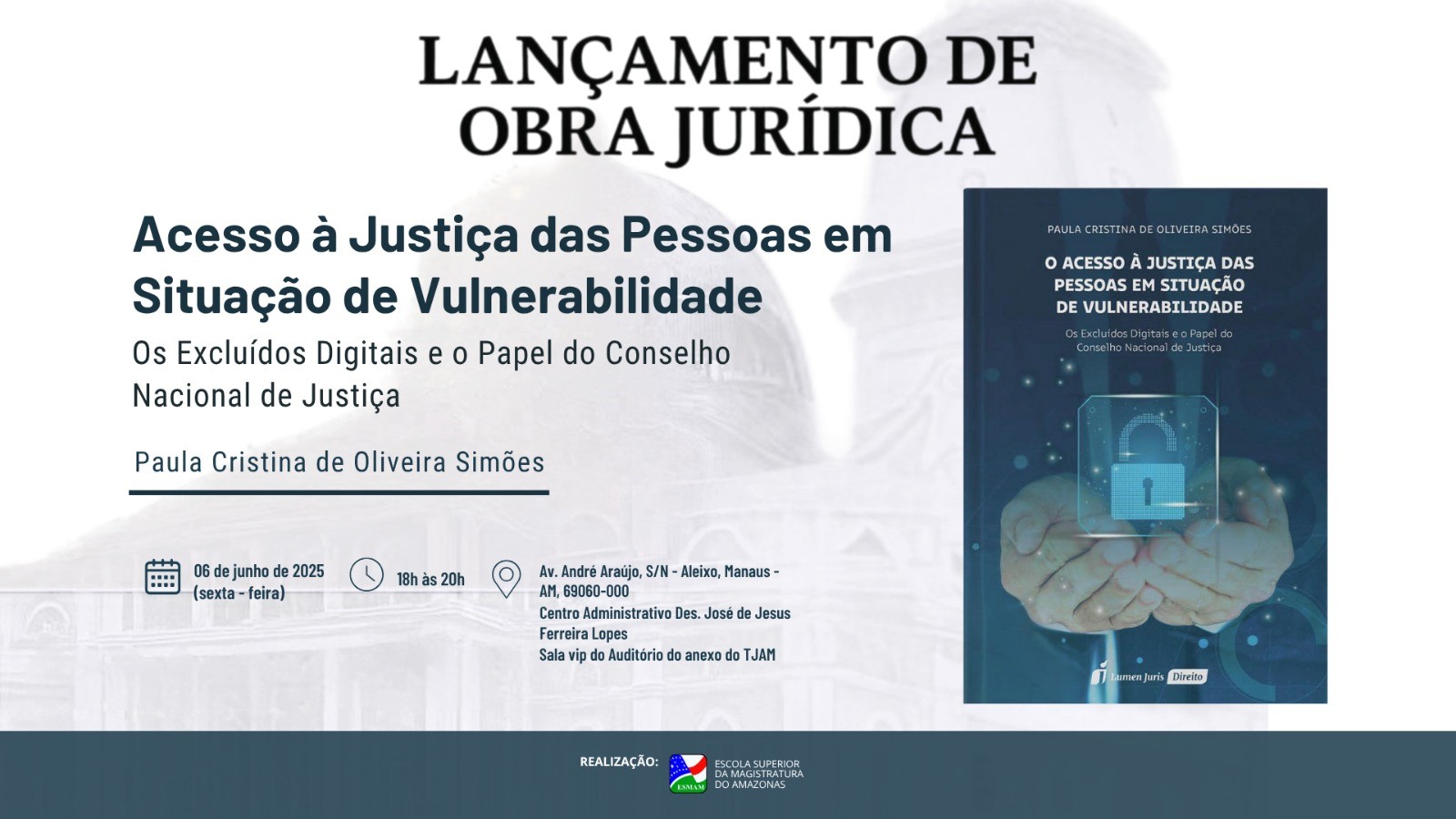 Lançamento Livro Paula Simões