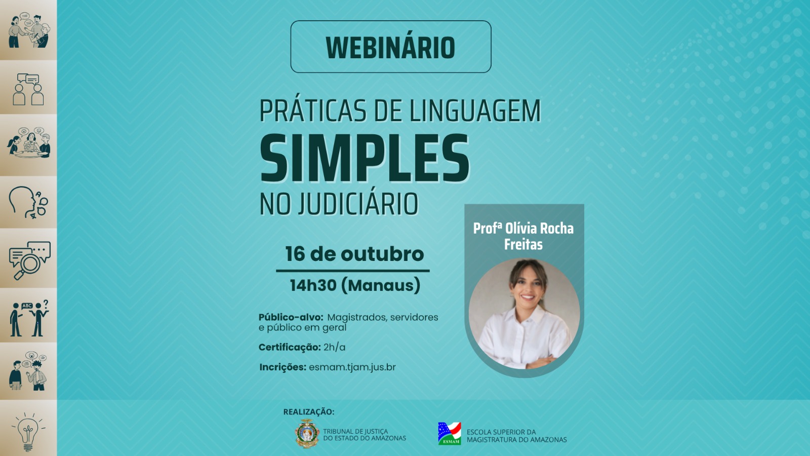 Abertas as inscrições para a palestra “Práticas de linguagem simples no judiciário”
