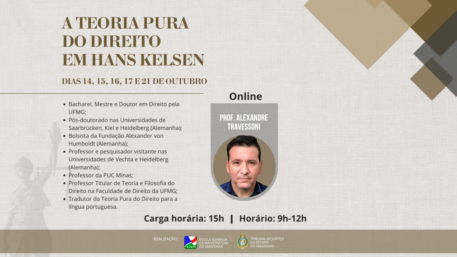 Esmam lança curso sobre “A Teoria Pura do Direito de Hans Kelsen”