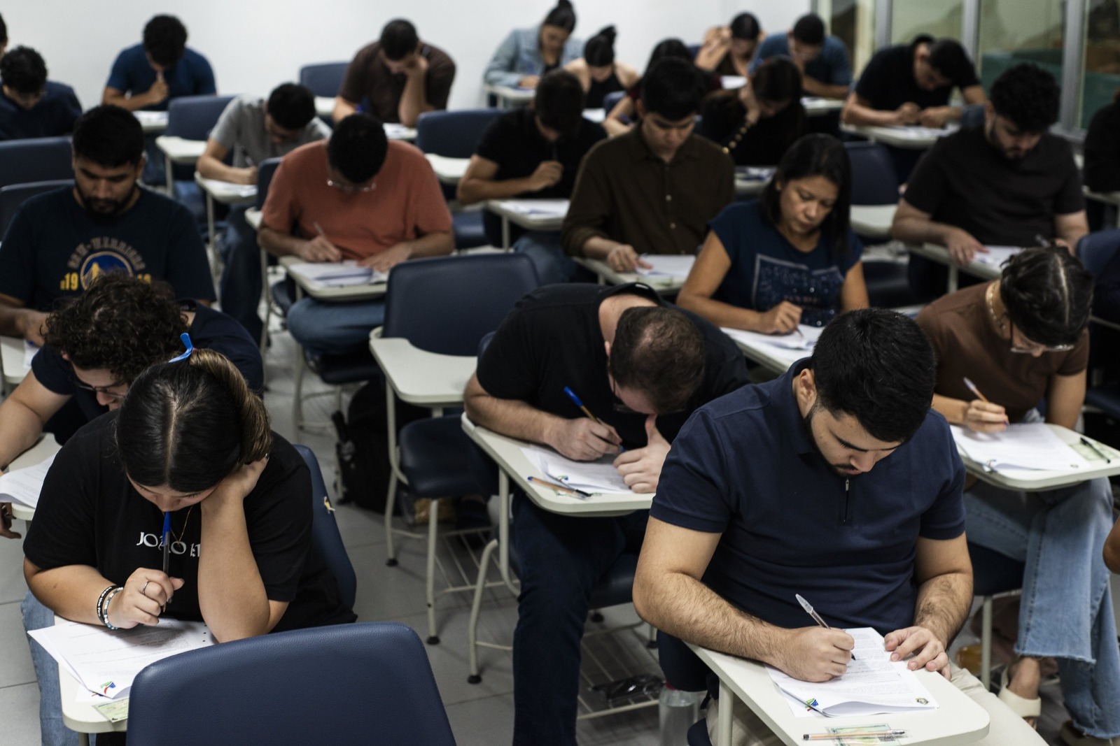 Esmam aplica prova do Processo Seletivo de Estágio de Graduação em Direito na Faculdade Santa Teresa
