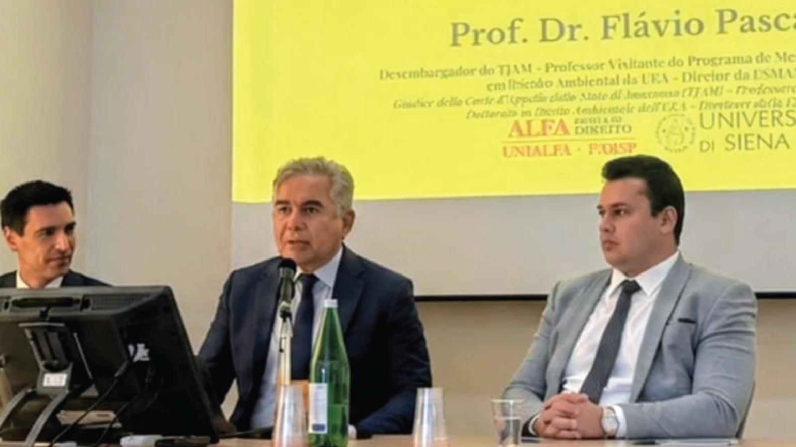 Diretor da Esmam, desembargador Flávio Pascarelli profere palestra em congresso internacional na Università di Siena, na Itália