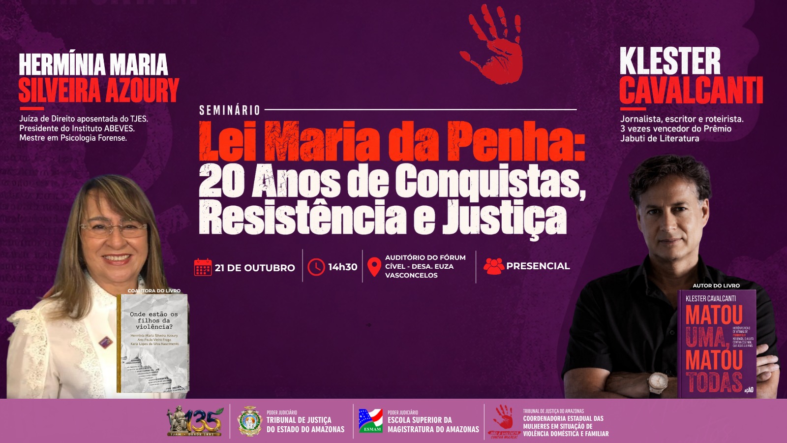 Esmam promove seminário para debater os 20 anos da Lei Maria da Penha e os desafios no combate à violência de gênero