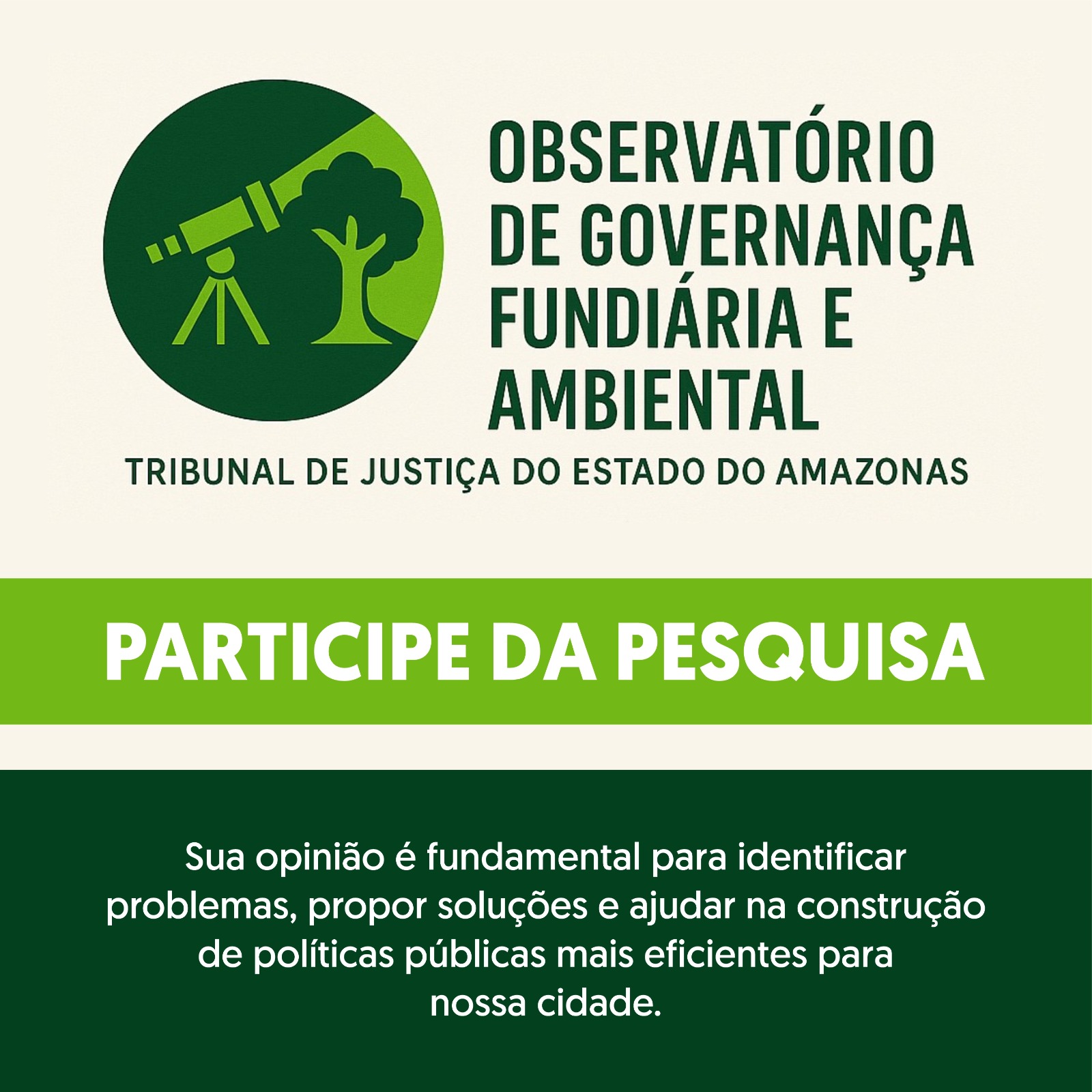 Observatório de governança fundiária e ambiental
