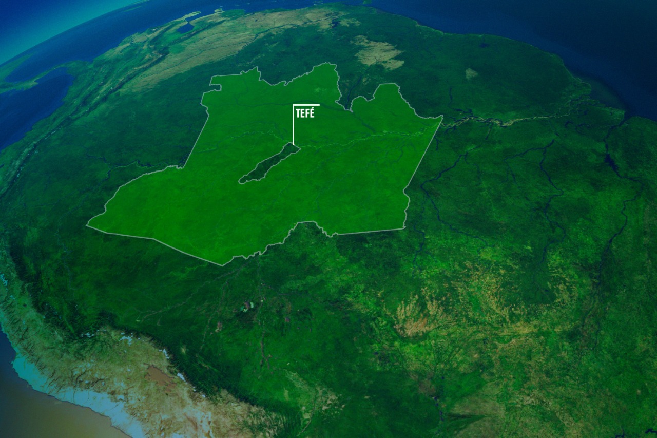 Mapa Tefé