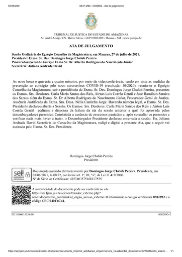 Ata de 27/07/2021