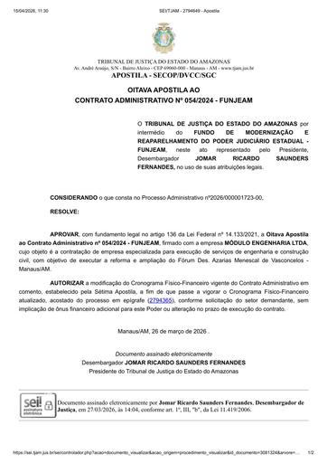 8ª APOSTILA - CT Nº 054.2024 - FUNJEAM X MÓDULO ENGENHARIA LTDA.pdf