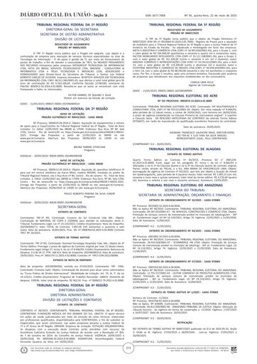EXTRATO (PUBLICAÇÃO DOU) PRIMEIRO TERMO ADITIVO AO TERMO DE COOPERAÇÃO JUDICIÁRIA Nº 11.2024 - TRE X TJAM.pdf