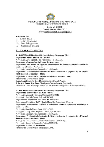 Pauta de 29 03 2022
