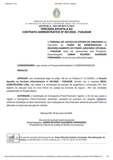 3ª APOSTILA - CT Nº 001.2026 - FUNJEAM X IDEAL CONSTRUTORA LTDA.pdf