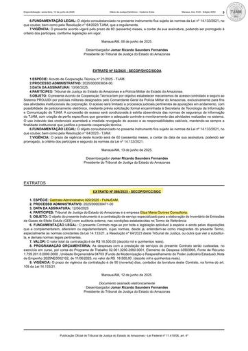 EXTRATO Nº 086.2025 - CT Nº 020.2025 - FUNJEAM X  ELIZA MARIA OURIVES CONSULTORIA.pdf