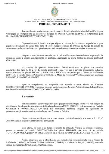 PREGÃO ELETRÔNICO Nº 047/2026 - PARECER E DECISÃO