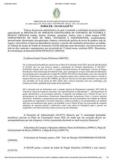 PREGÃO ELETRÔNICO Nº 010/2025 - PARECER E DECISÃO