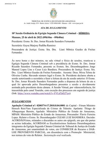 10ª Sessão 2ªCCRIM 25.04.2022
