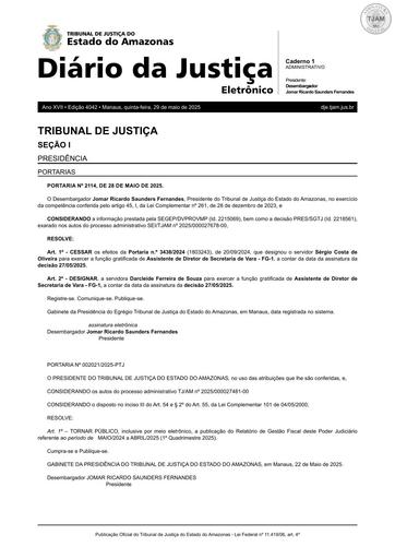 RELATÓRIO DE GESTÃO FISCAL 1º QUADRIMESTRE 2025 PUBLICADO