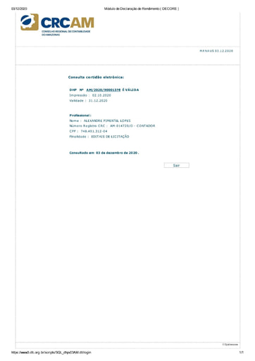 PREGÃO ELETRÔNICO Nº 024/2020 - VALIDAÇÕES - ITACOL