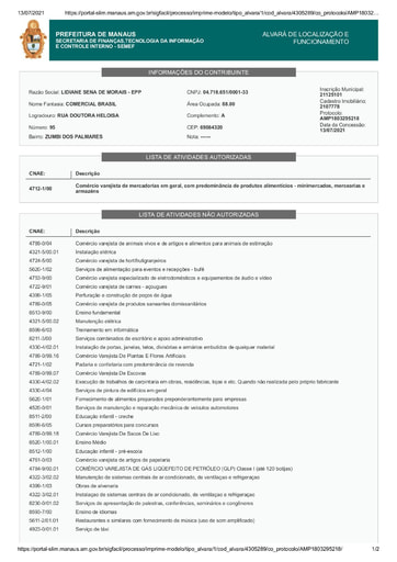PREGÃO ELETRÔNICO Nº 032/2021 - DOC. COMPLEMENTAR - LIDIANE