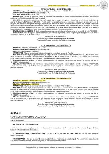 EXTRATO Nº 39.2025 (PUBLICAÇÃO DJE) TERMO DE ADOAÇÃO Nº 04.2025 - TJAM x INSTITUTO OLHAR SOLIDÁRIO.pdf