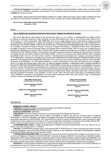 TOMADA DE PREÇOS 001/2021 - ATA DA SESSÃO - PROPOSTAS (DJE)
