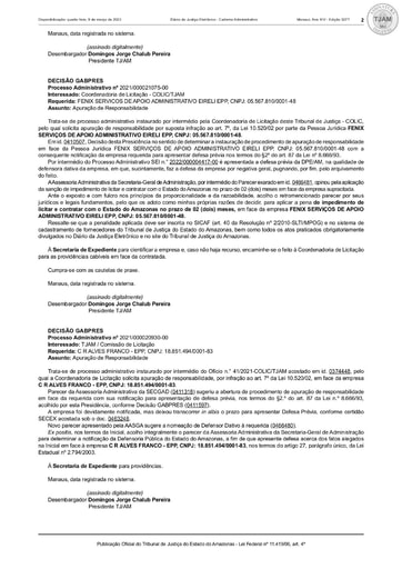 FENIX SERVIÇOS DE APOIO ADMINISTRATIVO EIRELI